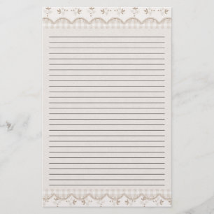 Papelaria Vintage - Papel de carta antigo