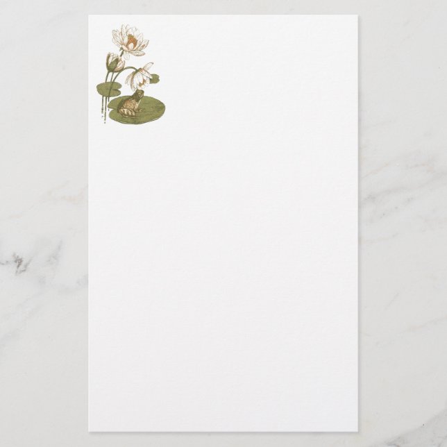 Papelaria Vintage Pond Stationery (Frente)