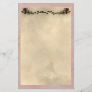 Papelaria Vintage Tattoo Lily Stationery