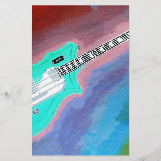 Papelaria Violão Verde (Frente)