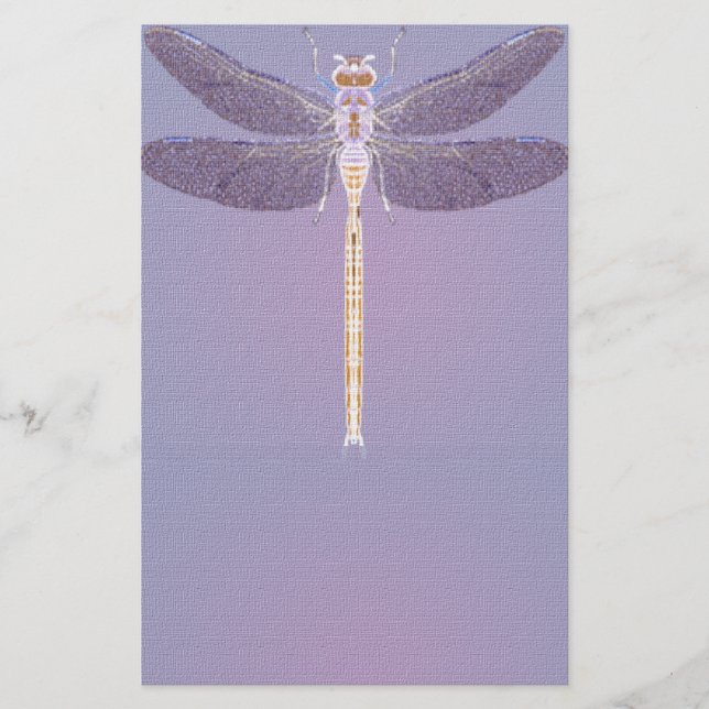 Papelaria Violet Dragonfly (Frente)