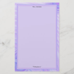 Papelaria Violeta e beiras de Blue Line