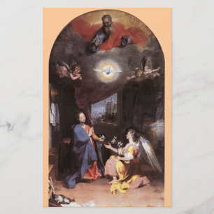 Papelaria VIRGEM E ANJO do AVISO, cor-de-rosa