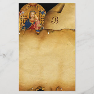 Papelaria VIRGIN COM FILHO E SANTOS, Monograma de Pergaminho