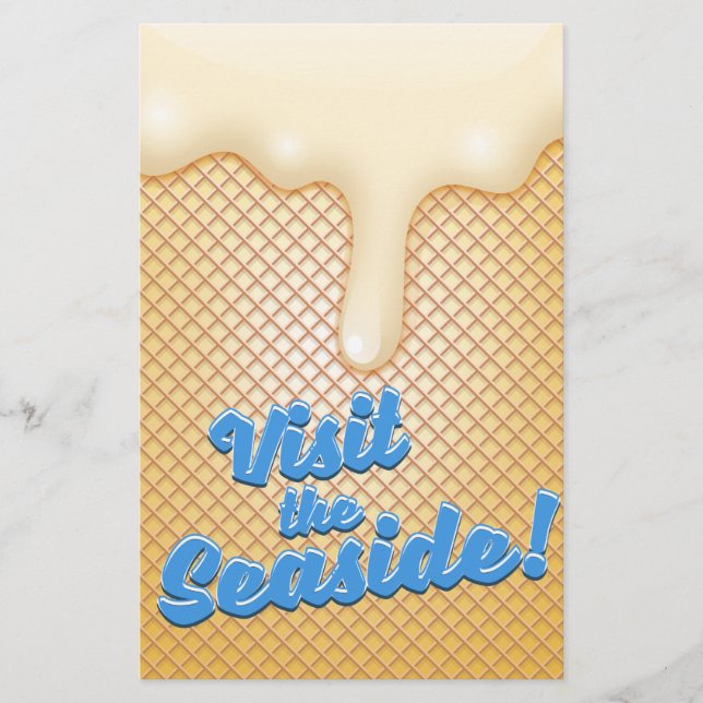 Papelaria Visite a orla marítima (Frente)