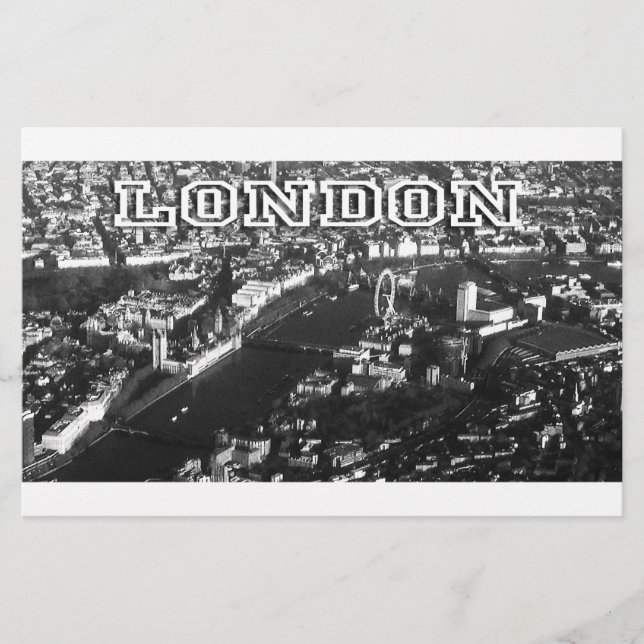 Papelaria Vista aérea de Londres (Frente)