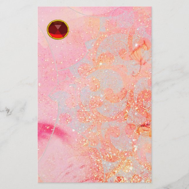 PAPELARIA WAVES RED RUBY (Frente)