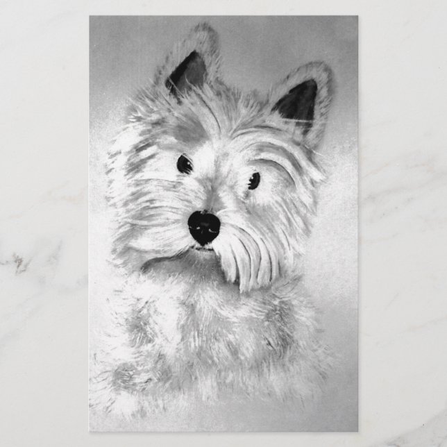 Papelaria West Highland White Terrier (Frente)