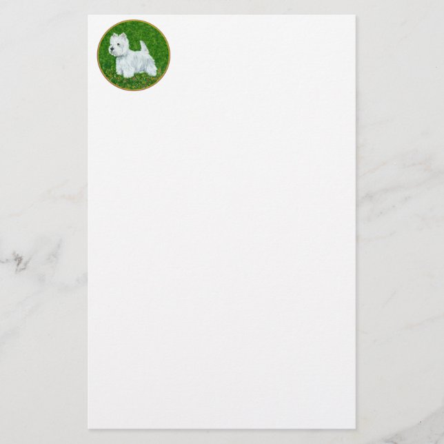 Papelaria Westie Greengrass (Frente)