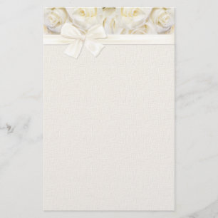 Papelaria White Rose Elegance 2
