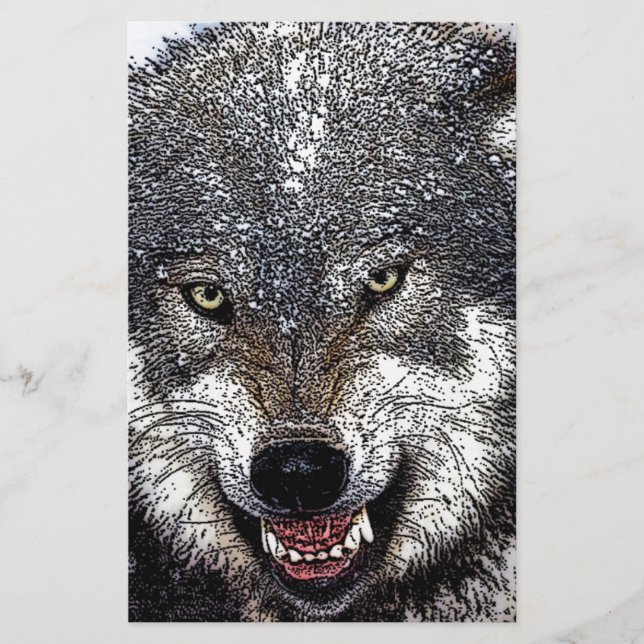 Papelaria Wild Wolf (Frente)