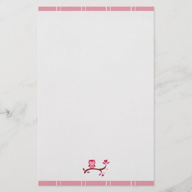 Papelaria Wise Owl (Frente)