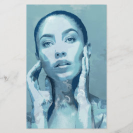 Papelaria "Woman in Blue"