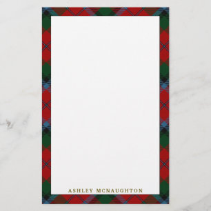 Papelaria Xadrez de Tartan elegante de MacNachtan