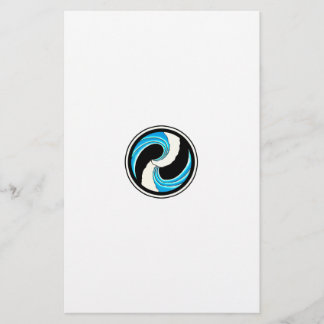 Papelaria Yin Yang Waves
