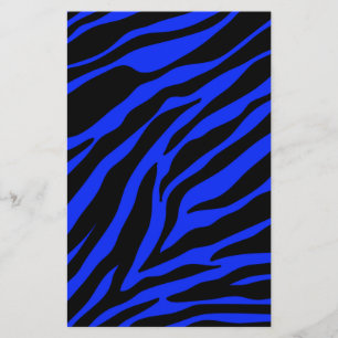 Papelaria zebra azul