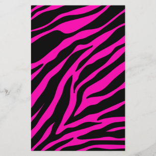 Papelaria zebra rosa