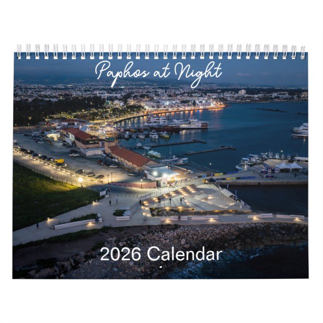 Paphos no Calendário Noturno por Paphos Life (Capa)