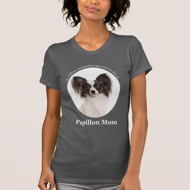Papillon, Mãe, T-Shirt (Frente)