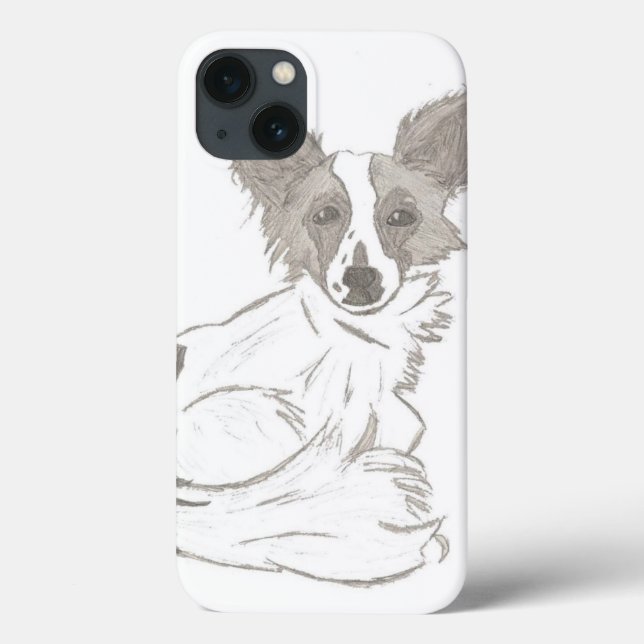 Papillon Sketch iPad Case (Verso)