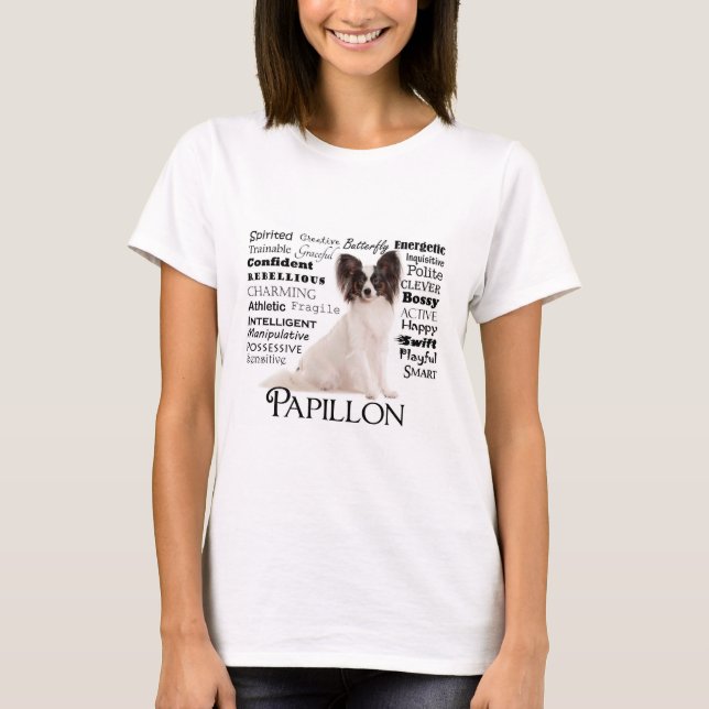 Papillon Traits T-Shirt (Frente)