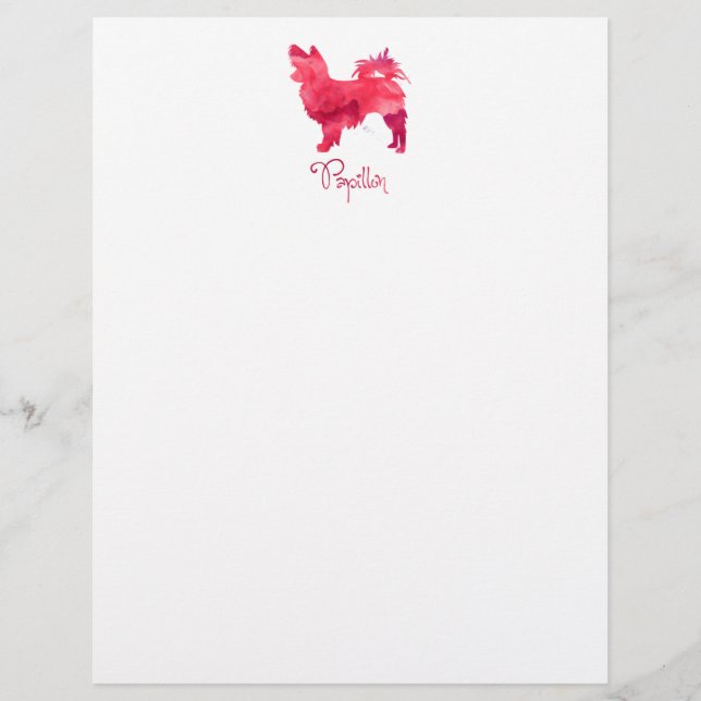 Papillon Watercolor Design (Frente)