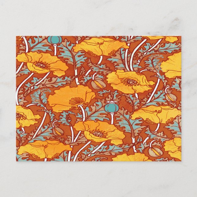 Papoula Vintage ~ Cartão Postal (Frente)