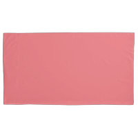 Par de caixa do Travesseiro do tamanho rei rosa