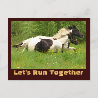 Par de cartões postais Pintos