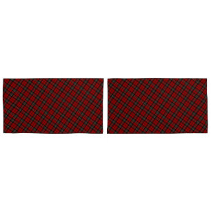 Par De Cobrir De Mala Luminosa - Tartan Vermelho
