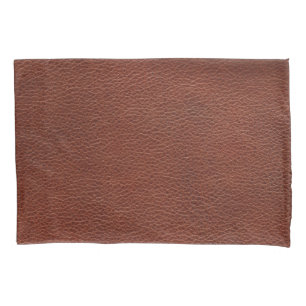 Par de couro das bolsas de tamanho padrão