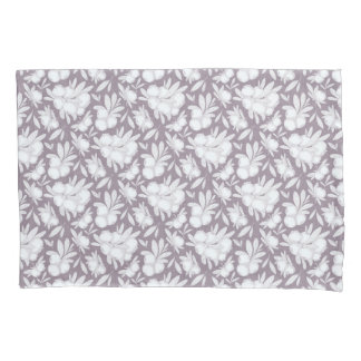 Par de esboço de berço botânico de travesseiros