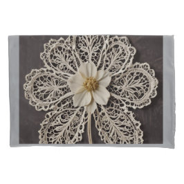 Par de fronhas- Flor de Renda