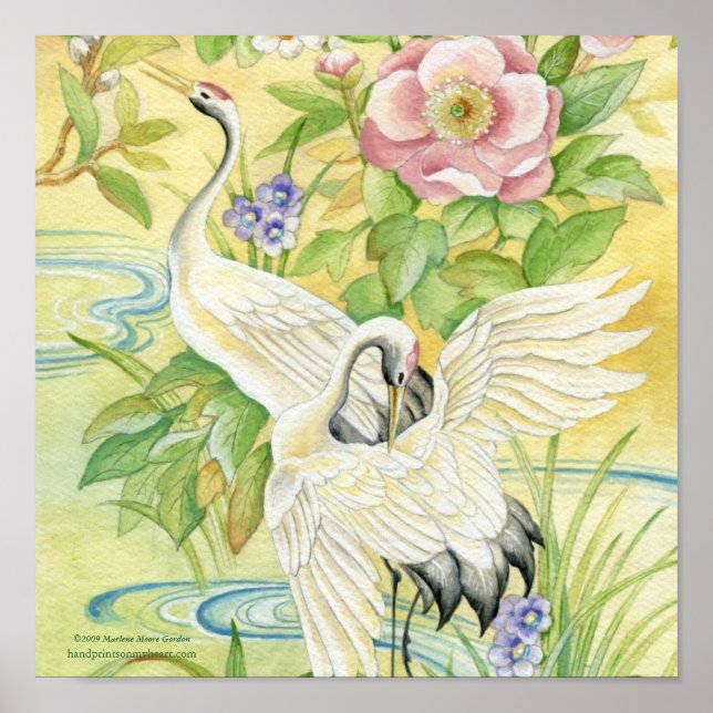 Par de gruas Impressão (Frente)