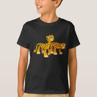 Par de Queijo de Cartoon Bonito T-Shirts para cria