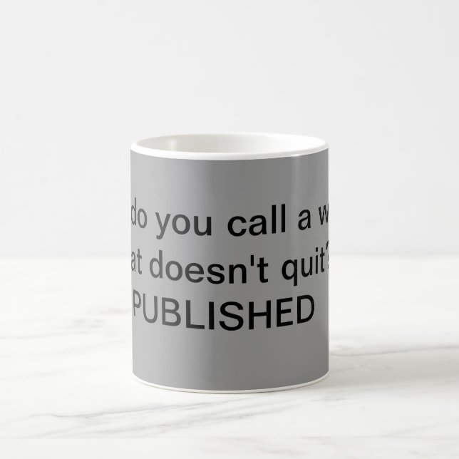 Para a caneca dos escritores somente (Centro)