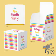 "Para a Fada dos Dentes" Caixa de Dentes de Doces