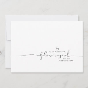 Para a minha garota florescente, Mensagem de Casam