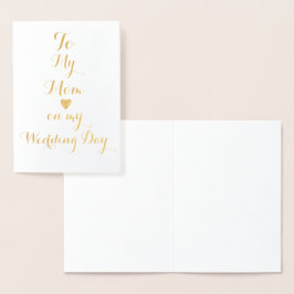 Para a minha mãe no meu Cartão Personalizado de Fo