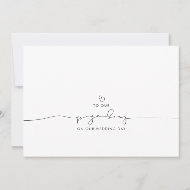 Para a nossa mensagem de casamento do garoto da ma (Frente)