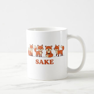 Para a raposa, quatro raposas caneca de café engra
