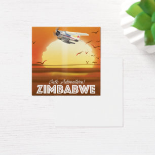 Para Adventure! poster de viagens do Zimbabué