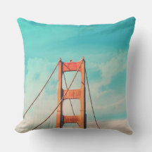 Almofada Exterior Retro Golden Gate São Francisco