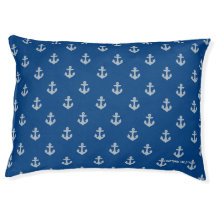 Ancorado na Cama Azul do Marinho do Oceano