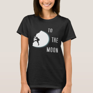 Para As Camisetas De Montanha Da Rocha Da Lua