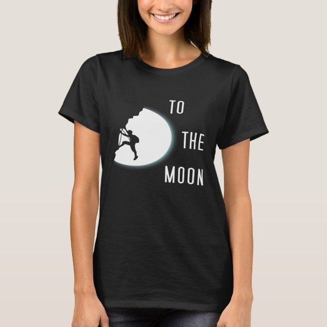 Para As Camisetas De Montanha Da Rocha Da Lua (Frente)