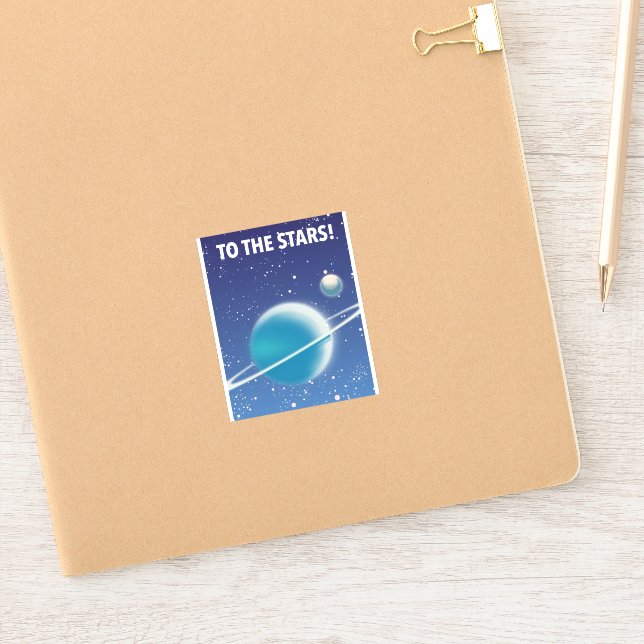 Para as Estrelas! Adesivo (Notebook)