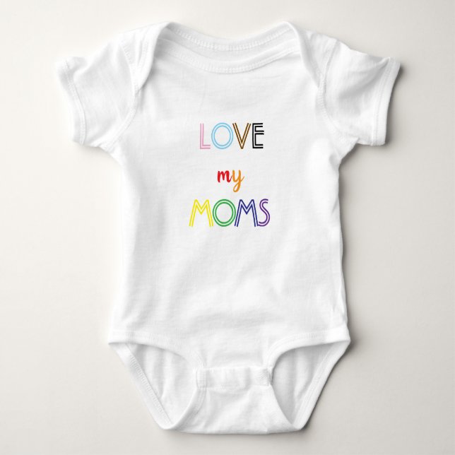 Para Bebê Amo o Body da Minha Mãe (Frente)