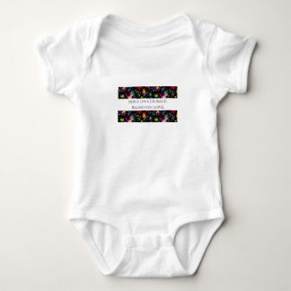 Para Bebê Baby Body Jersey - Built on Courage Raised on Love