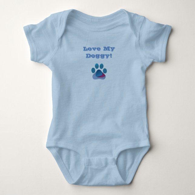 Para Bebê Baby Jersey Body Suit (Frente)